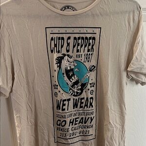 Chip & Pepper Beige Graphic Tee